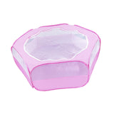 Maxbell Pet Playpen Portable Yard Exercise Dog Kennel Playpen for Ferret Bunny Puppy Pink