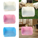 Maxbell Rabbit Litter Box for Cage Bedpan Potty Trainer for Rats Small Animals Bunny White