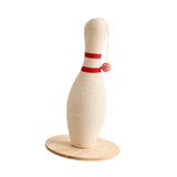 Maxbell Cat Scratching Post Home Stable Wooden Base with Dangling Ball Cat Scratcher