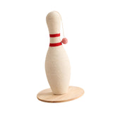 Maxbell Cat Scratching Post Home Stable Wooden Base with Dangling Ball Cat Scratcher