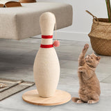 Maxbell Cat Scratching Post Home Stable Wooden Base with Dangling Ball Cat Scratcher