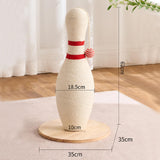 Maxbell Cat Scratching Post Home Stable Wooden Base with Dangling Ball Cat Scratcher