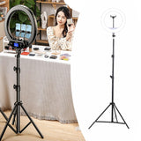 Maxbell 10inch Selfie Ring Light with Phone Holder for Camera Makeup Video Recording