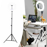 Maxbell 10inch Selfie Ring Light with Phone Holder for Camera Makeup Video Recording