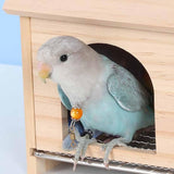 Maxbell Bird House DIY Pet Living Playground Toy Perch for Budgies