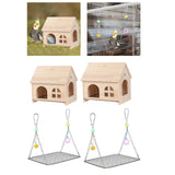 Maxbell Bird House DIY Pet Living Playground Toy Perch for Budgies