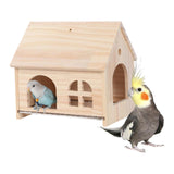 Maxbell Bird House DIY Pet Living Playground Toy Perch for Budgies