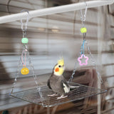 Maxbell Bird Perch Platform Chew Toy Exercise Parrot Perch for Budgie Macaw