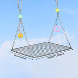 Maxbell Bird Perch Platform Chew Toy Exercise Parrot Perch for Budgie Macaw