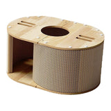 Maxbell Cardboard Cat Scratcher House Decoration Cat Tunnel for Balcony Dorm Kittens