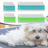 Maxbell Pet Hair Remover Compact Cat Dog Hair Remover for Car Interiors Rugs Couches 8.8cmx7cmx2.8cm Blue