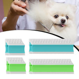 Maxbell Pet Hair Remover Compact Cat Dog Hair Remover for Car Interiors Rugs Couches 8.8cmx7cmx2.8cm Blue