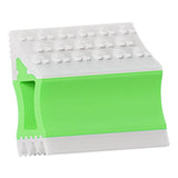Maxbell Pet Hair Remover Compact Cat Dog Hair Remover for Car Interiors Rugs Couches 8.8cmx7cmx2.8cm Green