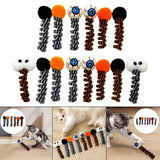 Maxbell Halloween Cat Spring Toys Cute Teaser Toys for Gift Living Room Themed Party 6pcs