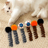 Maxbell Halloween Cat Spring Toys Cute Teaser Toys for Gift Living Room Themed Party 6pcs