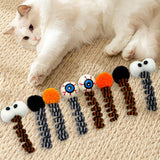 Maxbell Halloween Cat Spring Toys Cute Teaser Toys for Gift Living Room Themed Party 8pcs