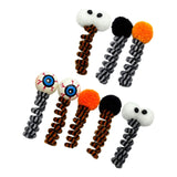 Maxbell Halloween Cat Spring Toys Cute Teaser Toys for Gift Living Room Themed Party 8pcs