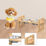 Maxbell Raised Dog Bowls Nonslip Puppy Dish Pet Stand for Kitten Small Dogs and Cats