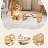 Maxbell Raised Dog Bowls Nonslip Puppy Dish Pet Stand for Kitten Small Dogs and Cats