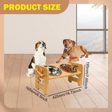 Maxbell Raised Dog Bowls Nonslip Puppy Dish Pet Stand for Kitten Small Dogs and Cats
