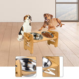 Maxbell Raised Dog Bowls Nonslip Puppy Dish Pet Stand for Kitten Small Dogs and Cats