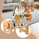 Maxbell Raised Dog Bowls Nonslip Puppy Dish Pet Stand for Kitten Small Dogs and Cats