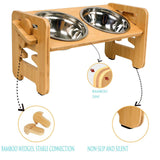 Maxbell Raised Dog Bowls Nonslip Puppy Dish Pet Stand for Kitten Small Dogs and Cats