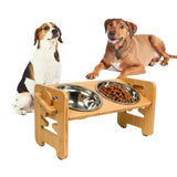 Maxbell Raised Dog Bowls Nonslip Puppy Dish Pet Stand for Kitten Small Dogs and Cats