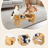 Maxbell Raised Dog Bowls Nonslip Puppy Dish Pet Stand for Kitten Small Dogs and Cats