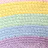 Maxbell Cotton Rope Woven Cat Bed Basket Pet Sleeping Bed for Rest Indoor Cats Puppy S