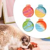 Maxbell Slow Feeder Portable Silicone for Small Medium Dogs Cats Cat Food Water Bowl Style A