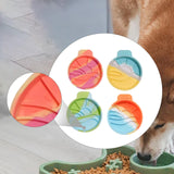 Maxbell Slow Feeder Portable Silicone for Small Medium Dogs Cats Cat Food Water Bowl Style A