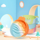 Maxbell Slow Feeder Portable Silicone for Small Medium Dogs Cats Cat Food Water Bowl Style A