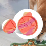 Maxbell Slow Feeder Portable Silicone for Small Medium Dogs Cats Cat Food Water Bowl Style A