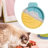 Maxbell Slow Feeder Portable Silicone for Small Medium Dogs Cats Cat Food Water Bowl Style B