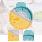 Maxbell Slow Feeder Portable Silicone for Small Medium Dogs Cats Cat Food Water Bowl Style B