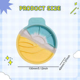Maxbell Slow Feeder Portable Silicone for Small Medium Dogs Cats Cat Food Water Bowl Style B