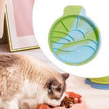 Maxbell Slow Feeder Portable Silicone for Small Medium Dogs Cats Cat Food Water Bowl Style C