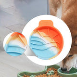 Maxbell Slow Feeder Portable Silicone for Small Medium Dogs Cats Cat Food Water Bowl Style D