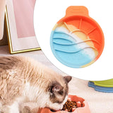 Maxbell Slow Feeder Portable Silicone for Small Medium Dogs Cats Cat Food Water Bowl Style D