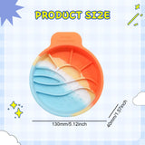 Maxbell Slow Feeder Portable Silicone for Small Medium Dogs Cats Cat Food Water Bowl Style D