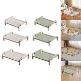 Maxbell Elevated Pet Bed All Seasons Raised Cat Dog Bed for Puppy Kitten Indoor Cats M Gray