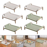 Maxbell Elevated Pet Bed All Seasons Raised Cat Dog Bed for Puppy Kitten Indoor Cats M Gray