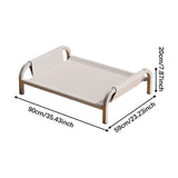 Maxbell Elevated Pet Bed All Seasons Raised Cat Dog Bed for Puppy Kitten Indoor Cats XL Gray