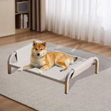 Maxbell Elevated Pet Bed All Seasons Raised Cat Dog Bed for Puppy Kitten Indoor Cats XL Gray