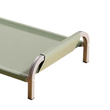 Maxbell Elevated Pet Bed All Seasons Raised Cat Dog Bed for Puppy Kitten Indoor Cats L Green