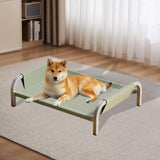 Maxbell Elevated Pet Bed All Seasons Raised Cat Dog Bed for Puppy Kitten Indoor Cats XL Green