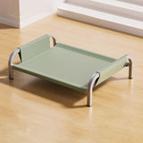 Maxbell Elevated Pet Bed All Seasons Raised Cat Dog Bed for Puppy Kitten Indoor Cats XL Green