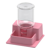 Maxbell Reptile Feeder Sturdy Reptile Waterer for Amphibians Bearded Dragon Tortoise Pink