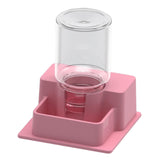 Maxbell Reptile Feeder Sturdy Reptile Waterer for Amphibians Bearded Dragon Tortoise Pink